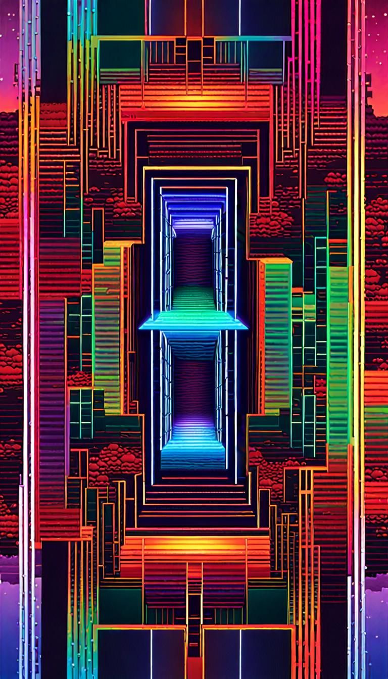 E=MC2: 4D Renderings in Neon 3D