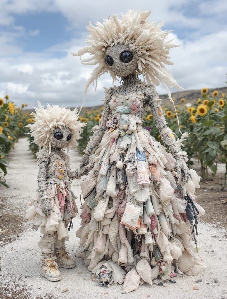 Garbage Patch Dolls Playing in Solar Blizzard Solar Dust
