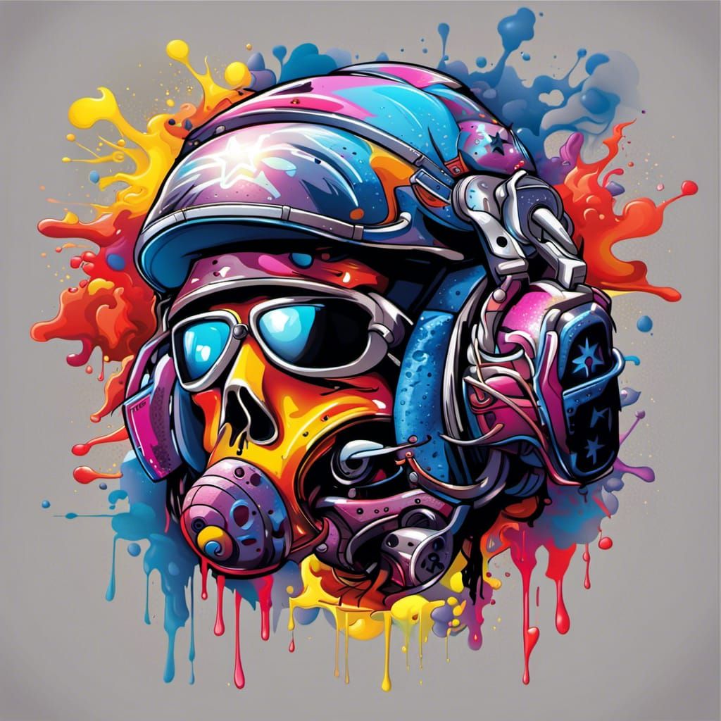 A cool art for jet pilot!