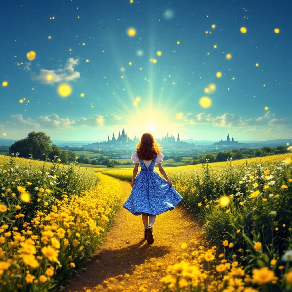 Dorothy on the Yellow Brick Road: A Leibovitz-Style Photogra...