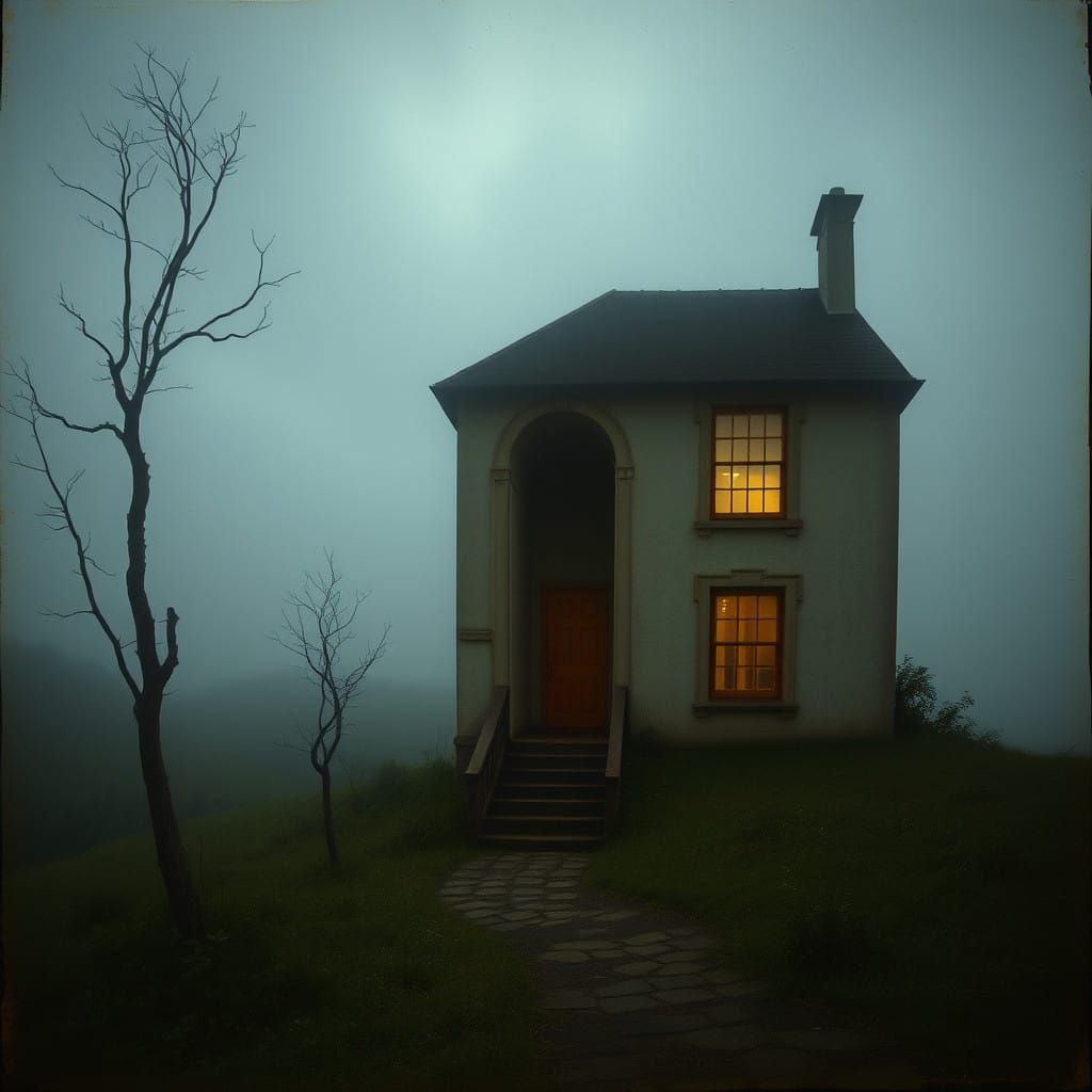 Dreamlike House with Hidden Secrets Unfolds in Mystical Abod...