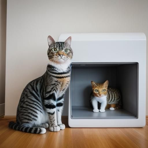 Two Girls and Cat in a Safe Place, Manga Style
