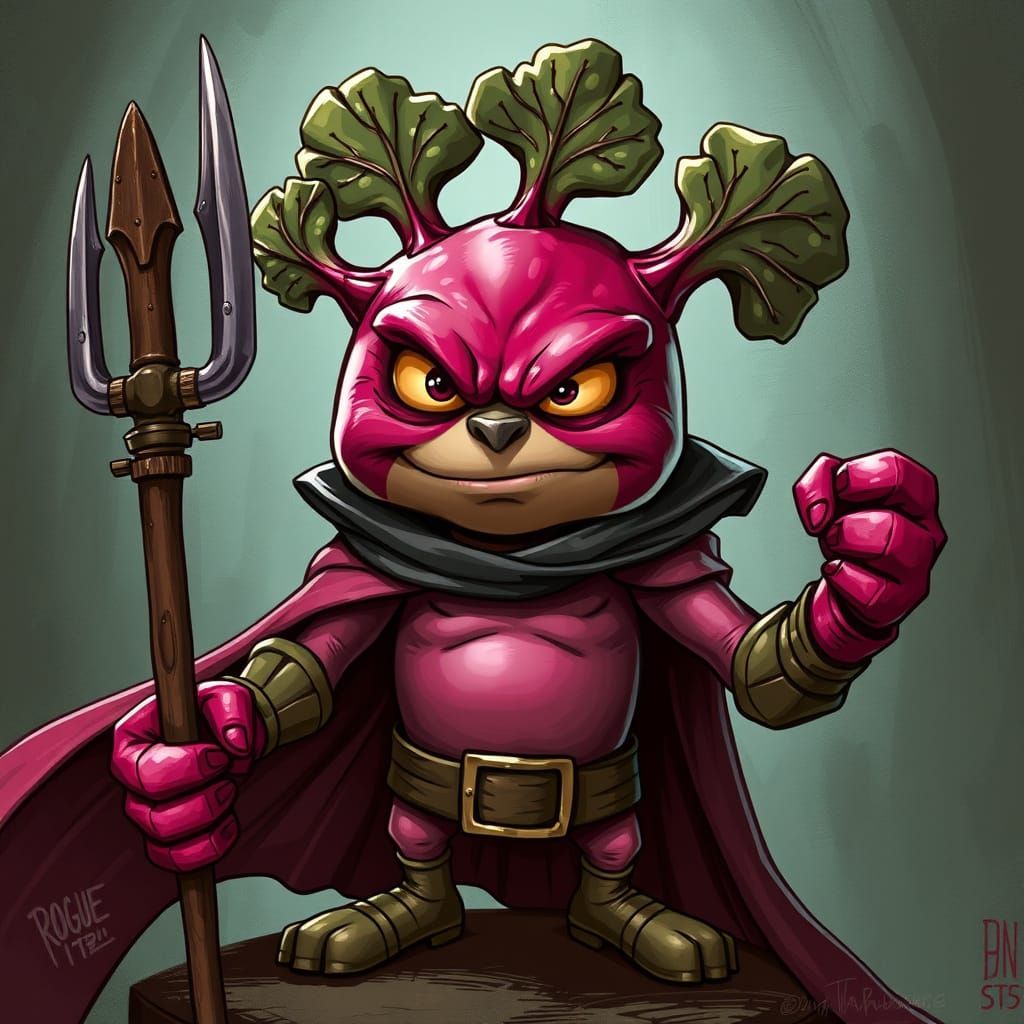 Rogue Rhubarb: An Anthropomorphic Super-Villain