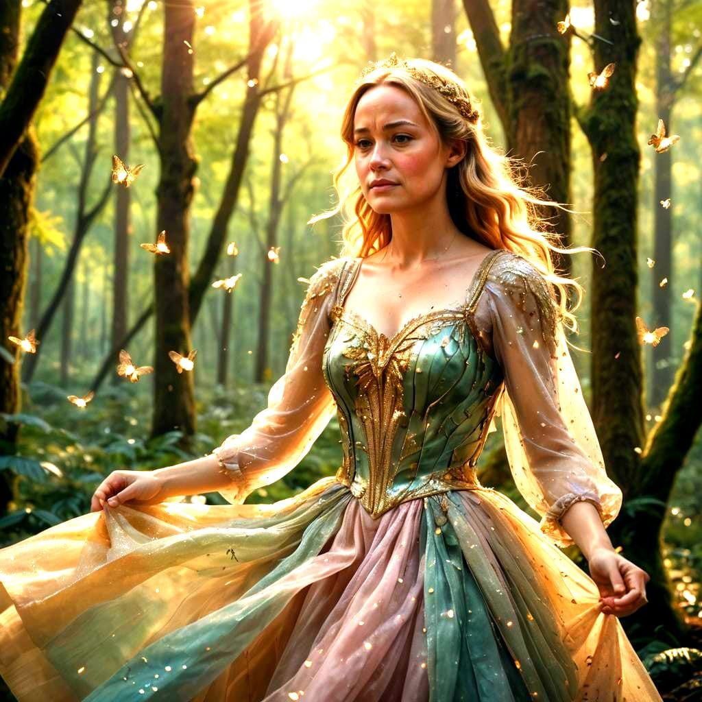 Fairy Tale Princess Portrait in Digital Art