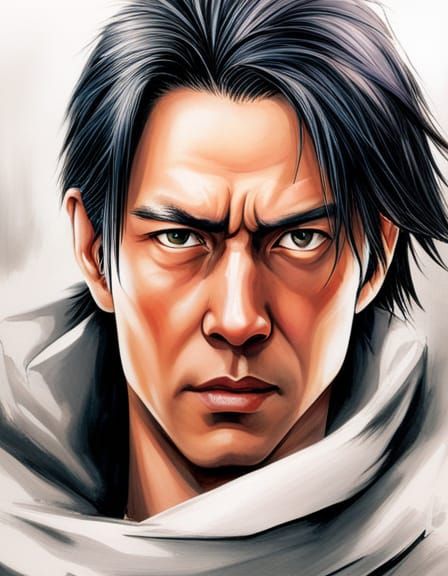 Uryū Ishida Hyperrealistic Portrait from Bleach