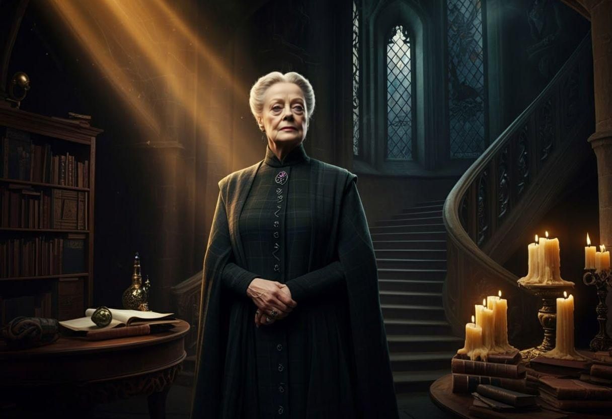 Iconic Minerva McGonagall: Cinematic Portrait