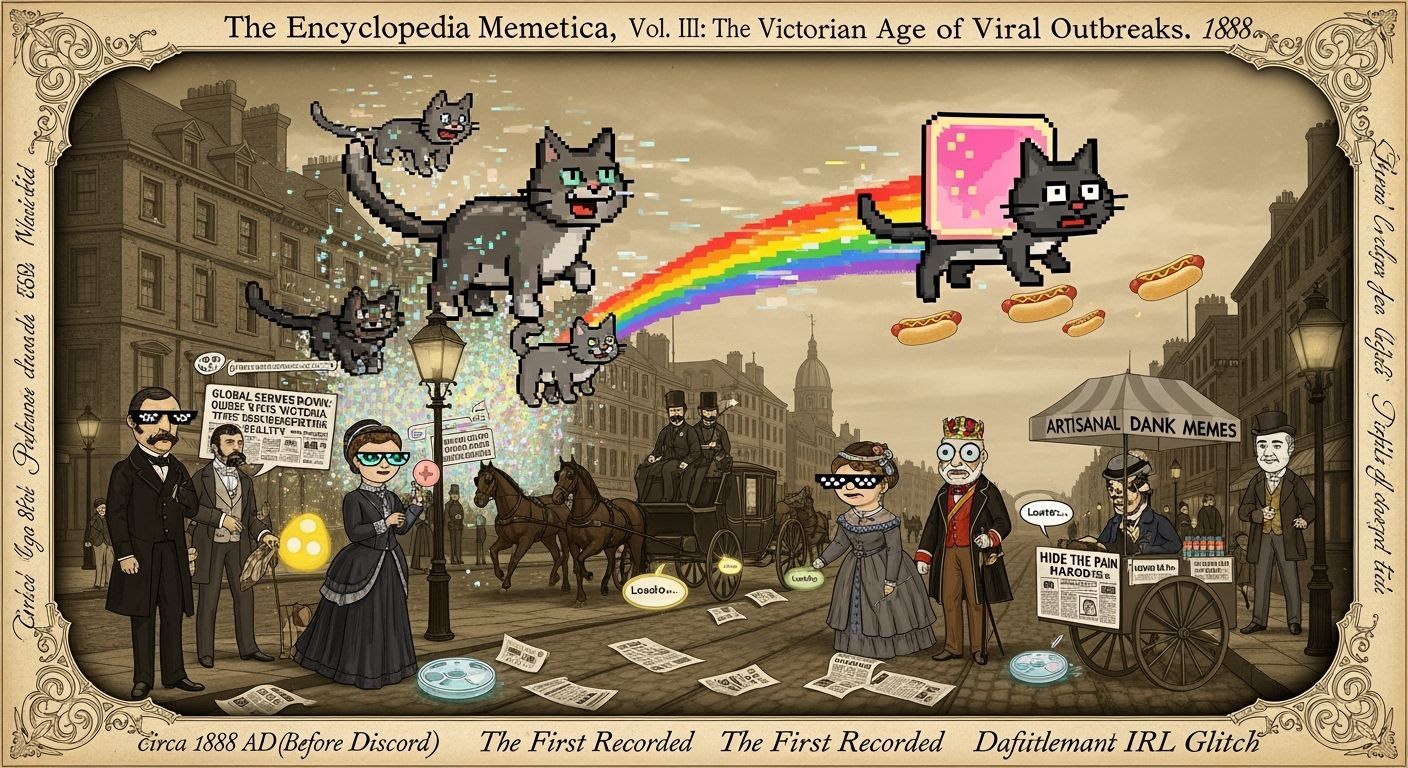 Victorian Era Meme Apocalypse in Sepia Tone