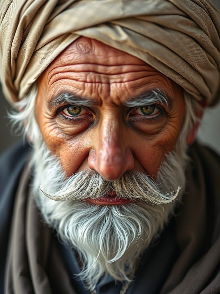 Older man with turban