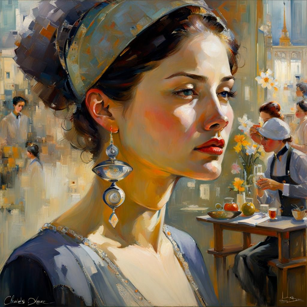 Impressionistic Watercolor of a Day in the Life