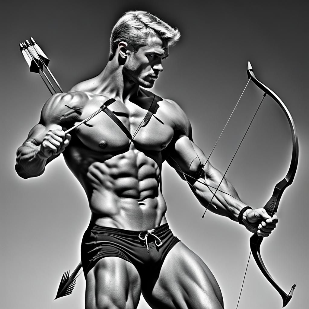 1950s Style Male Physique Photography