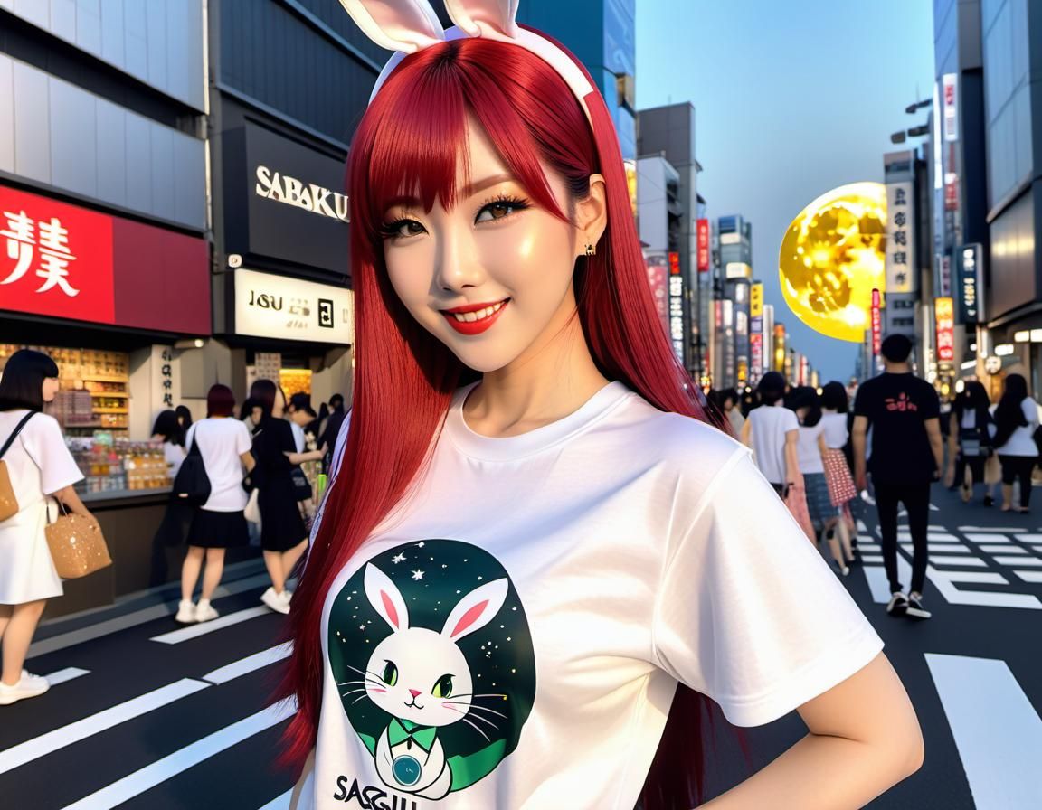 Dark Moon Bunny shirt