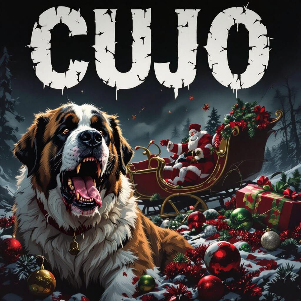 Fierce Rabid St. Bernard Movie Poster