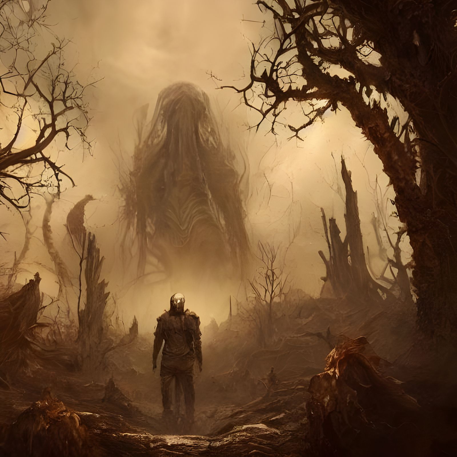 Dark Post-Apocalyptic World Ruined by Elder God