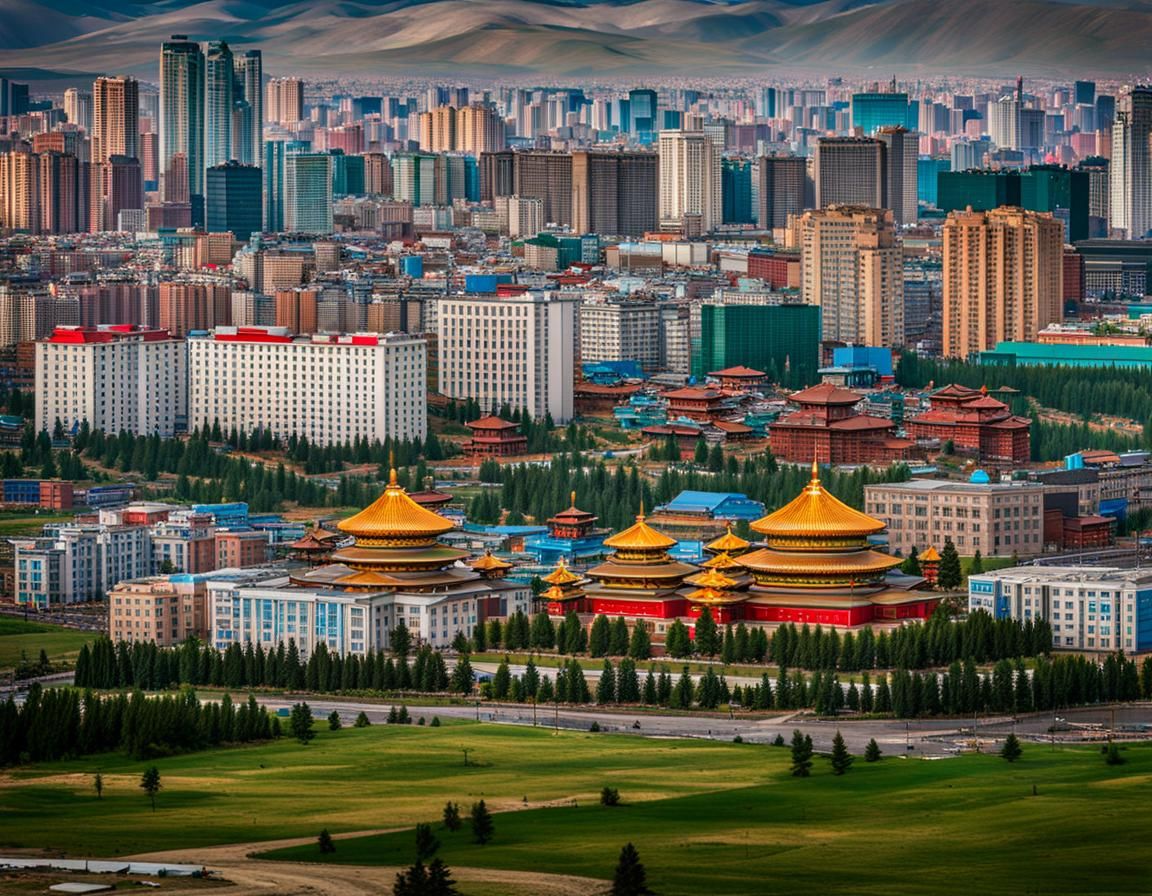 Futuristic Ulaanbaatar: A Technologically Advanced Mongolian...