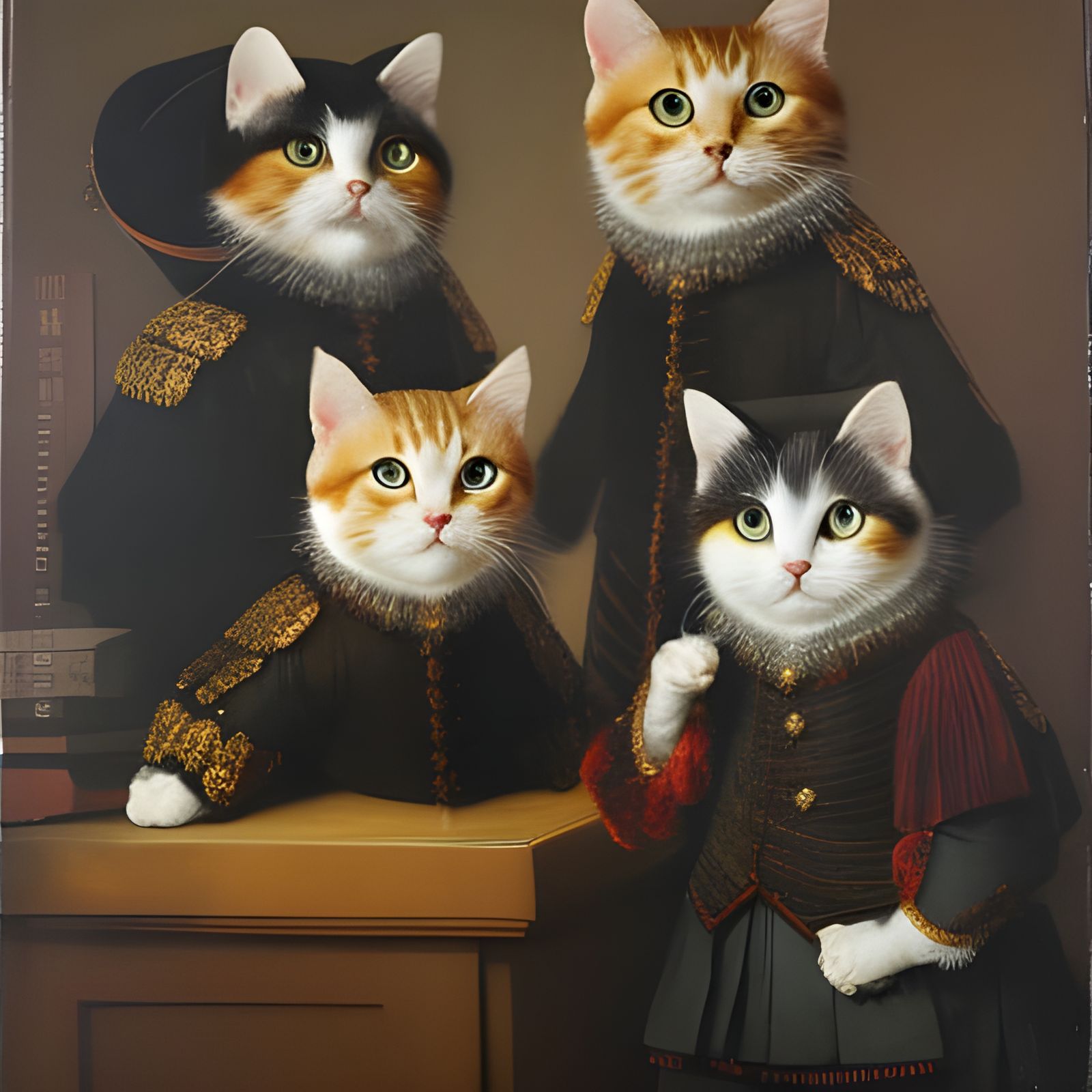 "Syndics of the Drapers’ Guild" by Rembrandt