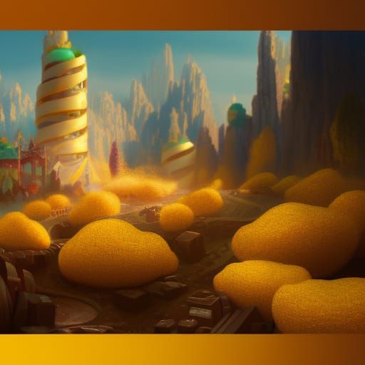 Popcorn Popping: Detailed Matte Painting in 8K