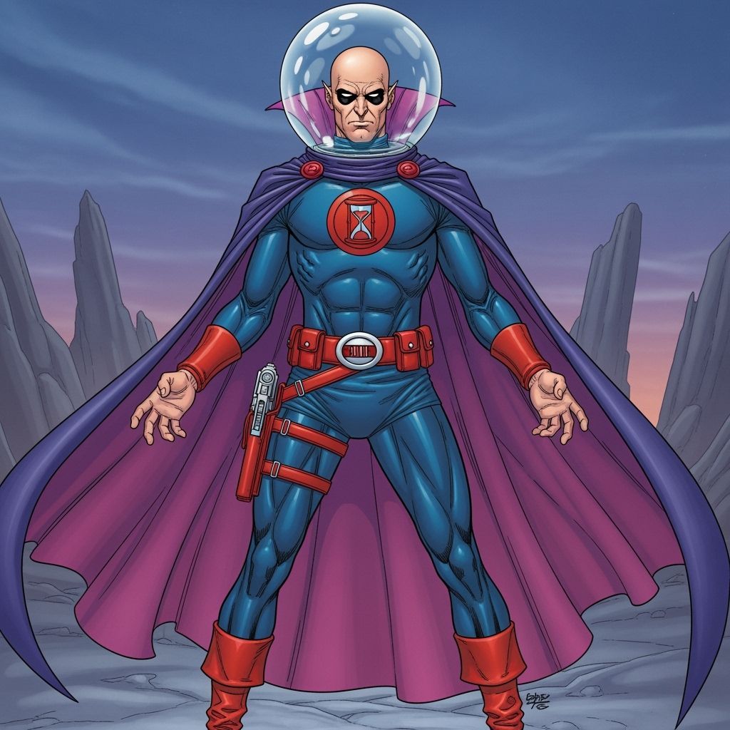 Super Villain Conquers Alien World in Comic Style