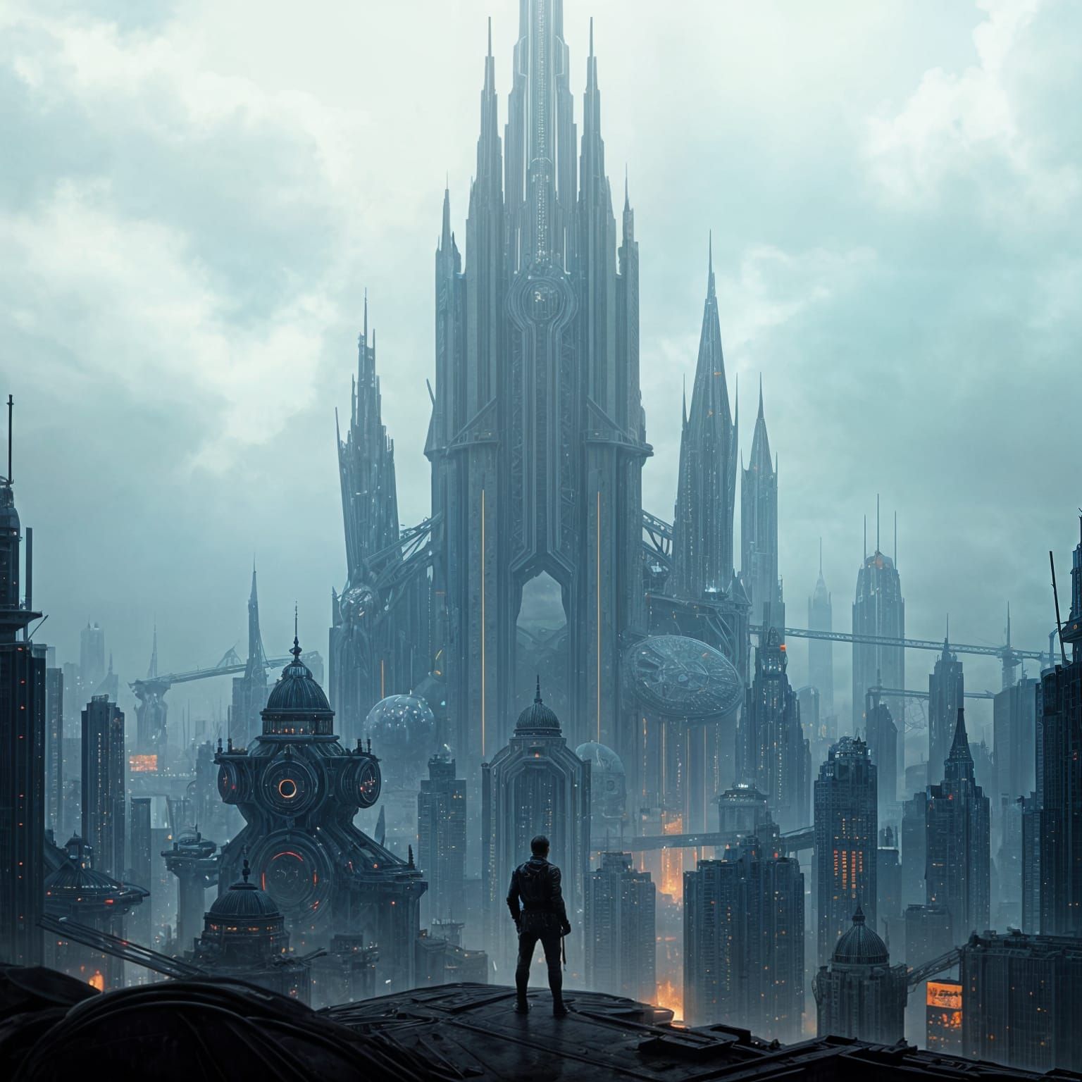 futuristic urban megastructures