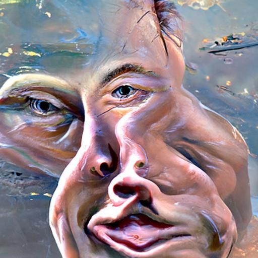 Elon Musk Portrait in Oil Paint Style
