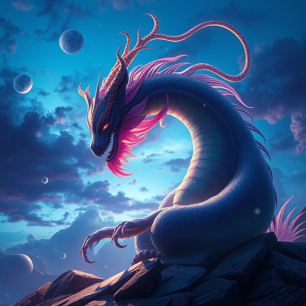 Mythical Dreamscape in Cinematic Style