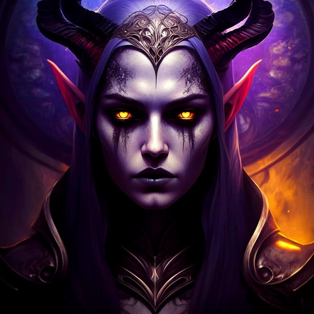 Elves and Demons in the Fade: Dark Fantasy Art