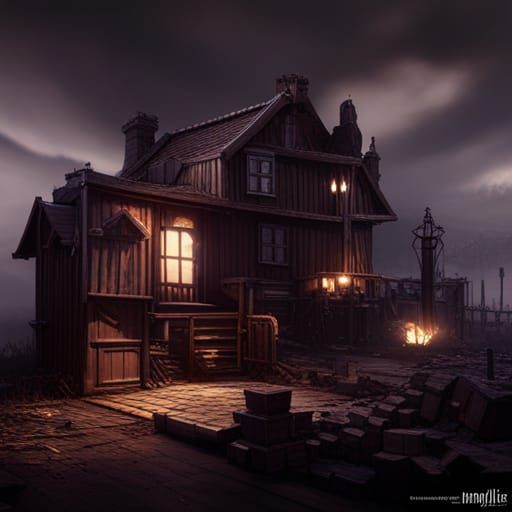 Dark Fantasy Queen in Hyperdetailed Digital Art