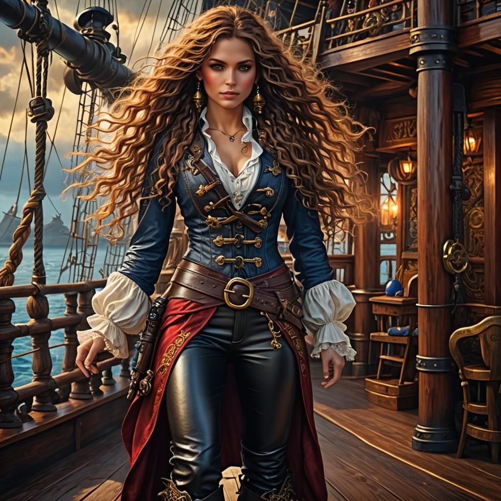 Pirate Treasure 🏴‍☠️ Girl Portrait 4 ☠️ DSXLL