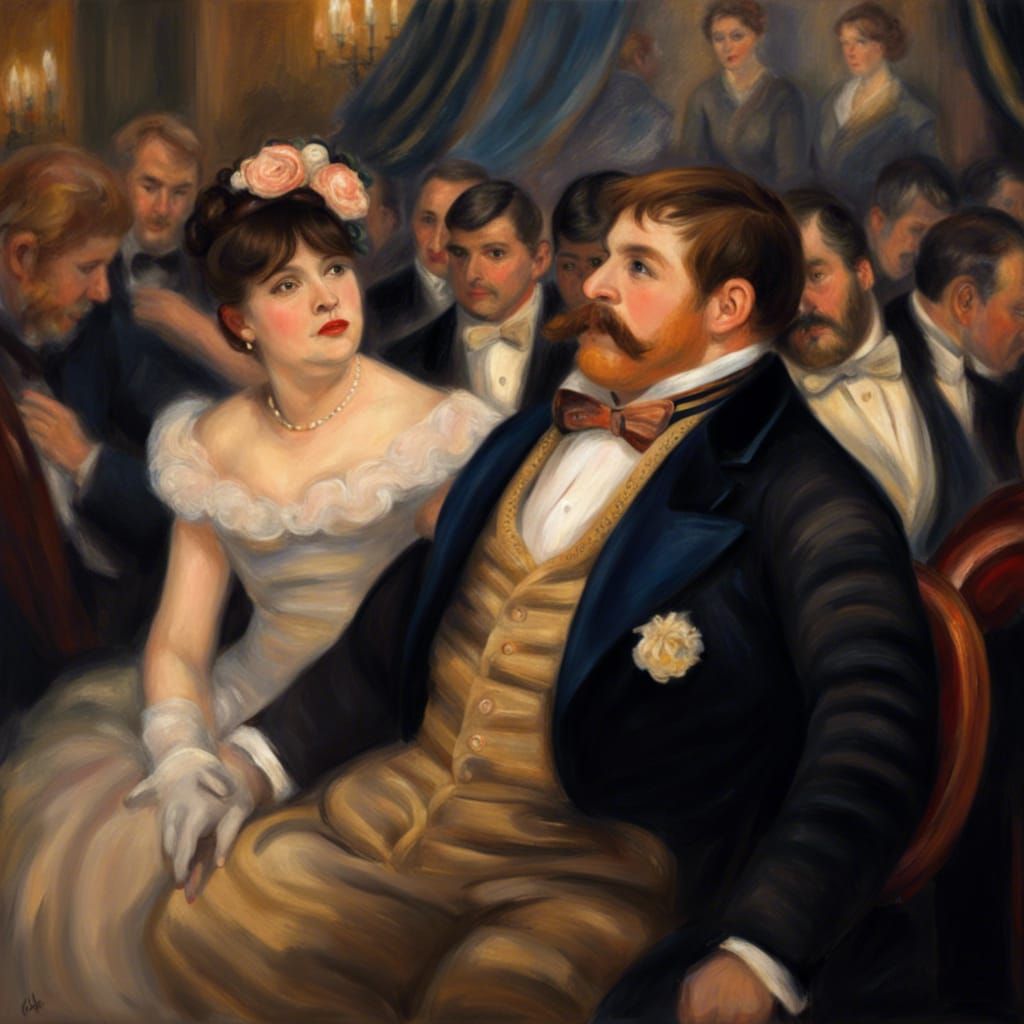 Opera Night in Impressionist Style