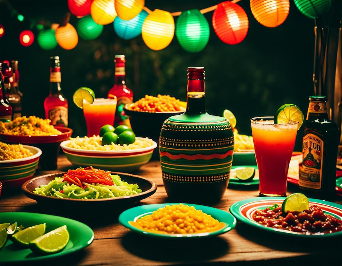 Cinco de Mayo Celebration with Mexican Food
