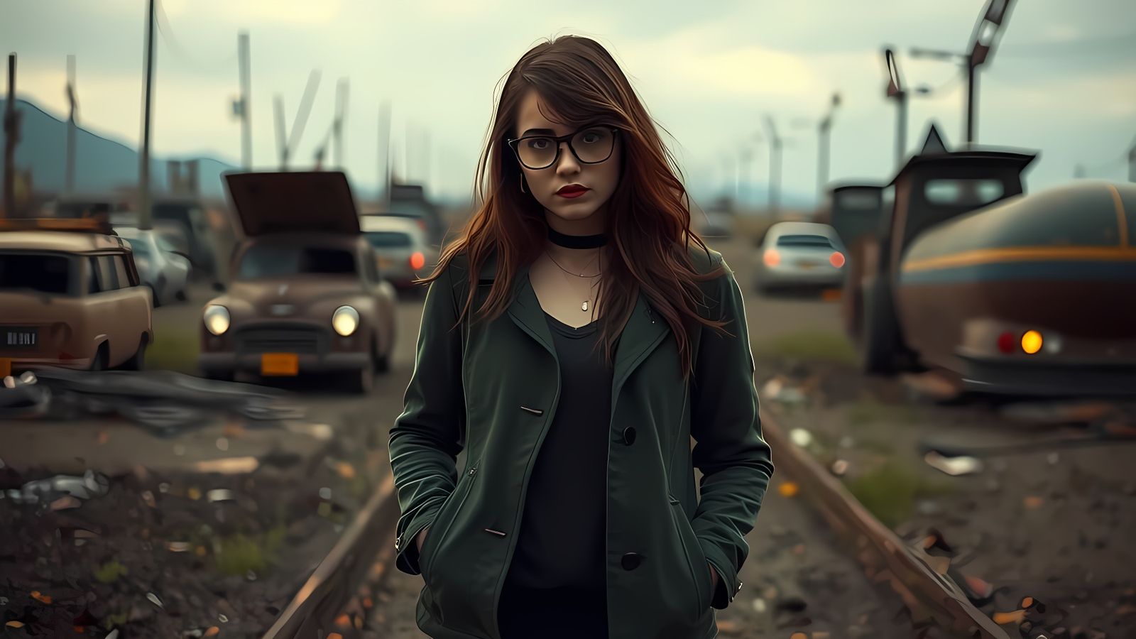 Daria in Apocalyptic Wasteland, Sinister Art