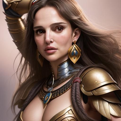 Amazonian Princess Warrior Portrait, Professional Photograph...