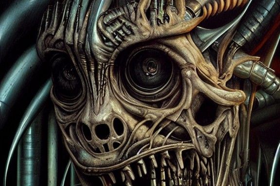 Biomechanical Chupacabra by Giger and Rutkowski