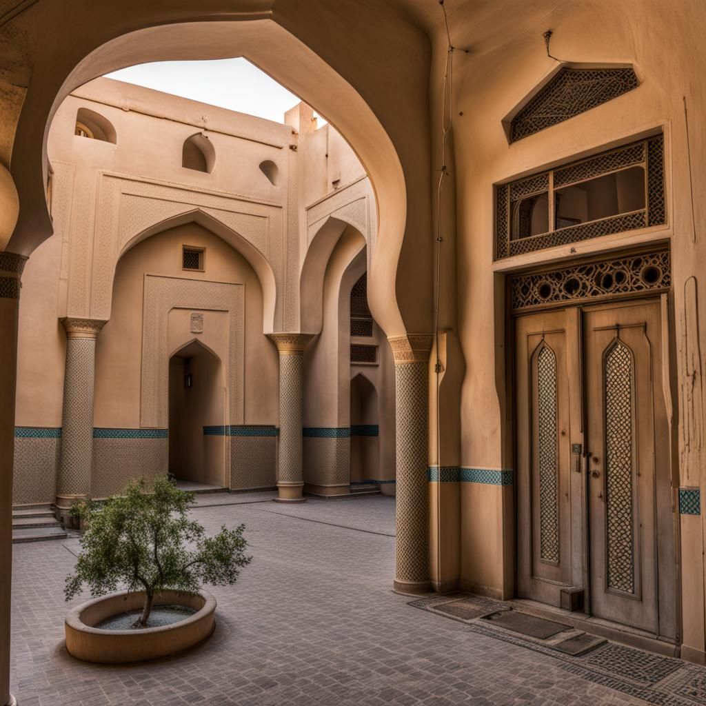 Historic Hotel in Yazd, Iran