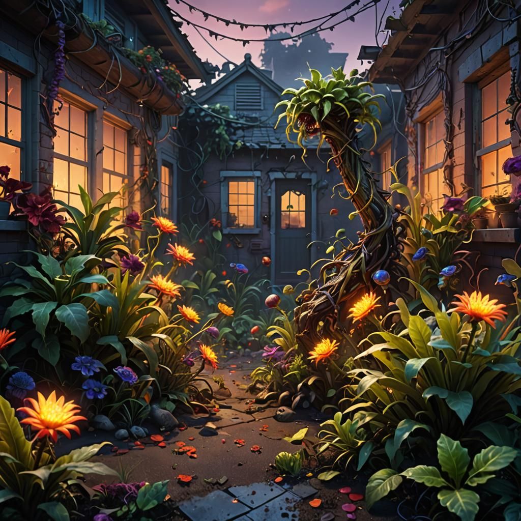 Plants Versus Zombies in Eerie Botanical Battle