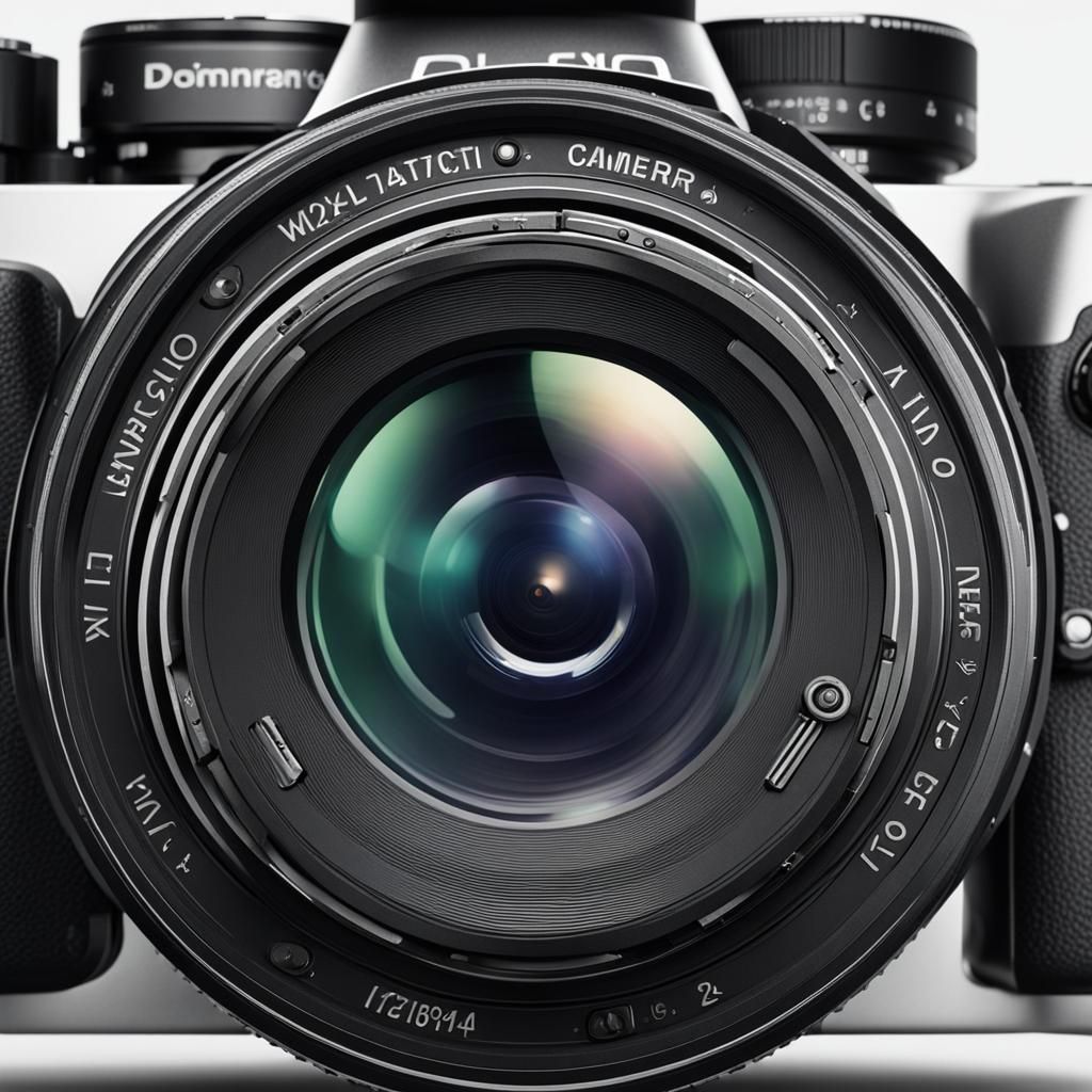 Detailed Close-Up View of a Modern Camera