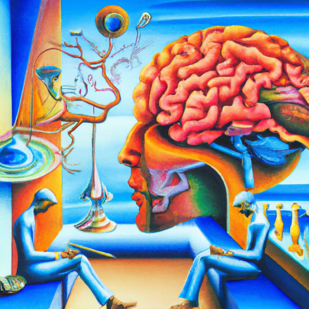 Brain's Division of Labor in Majolica Style