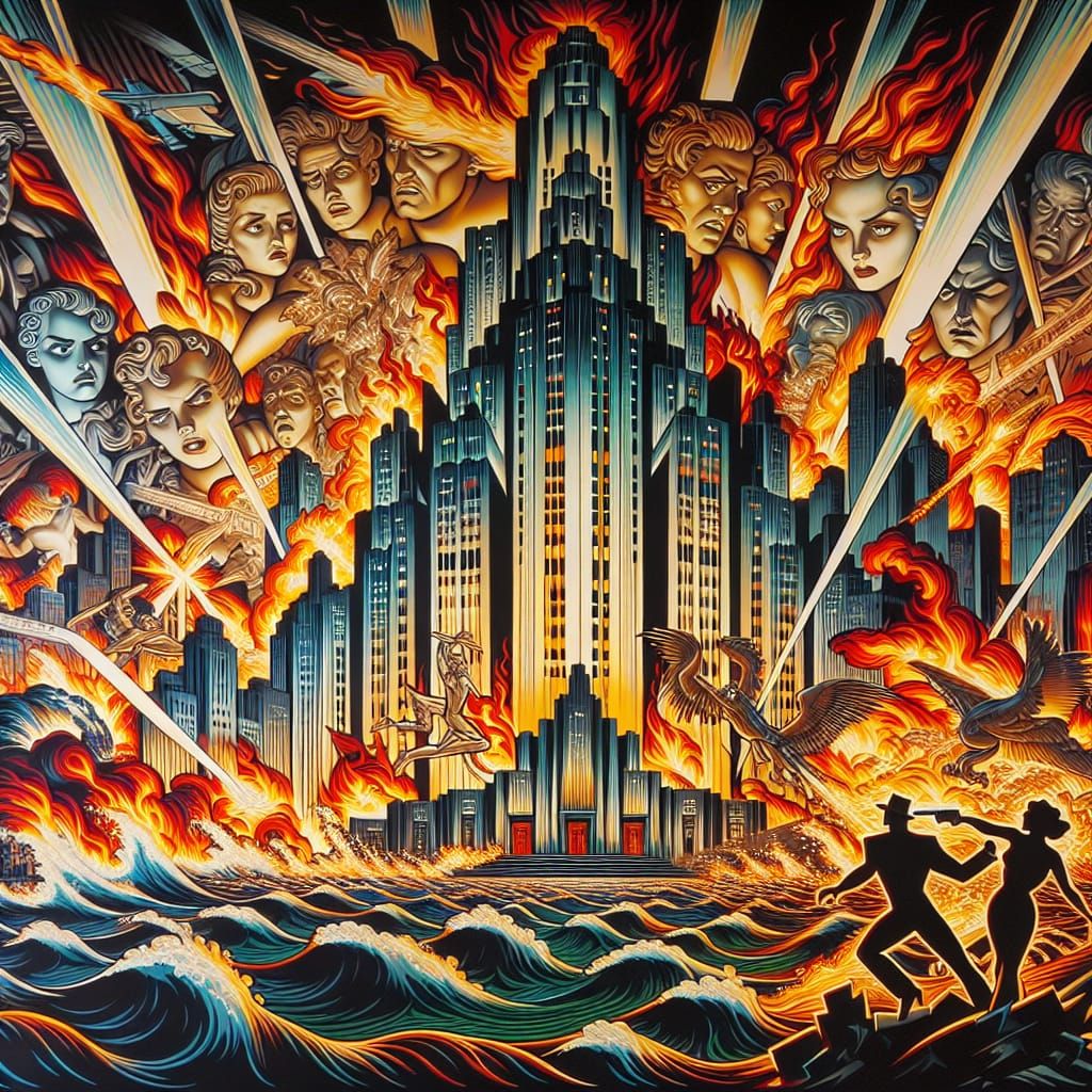 Hollywood in Flames: A Comic Book Apocalypse