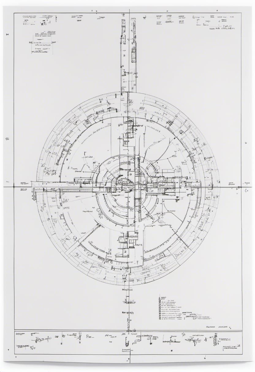 Experimental Graphic Score with Geometric Shapes