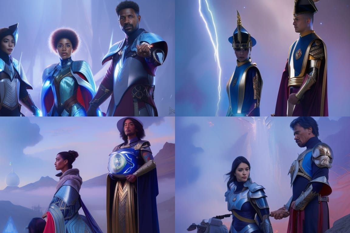 Hyperdetailed Portrait of a Knight in Trending Art Style