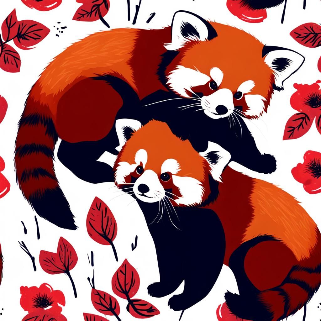 Red panda love