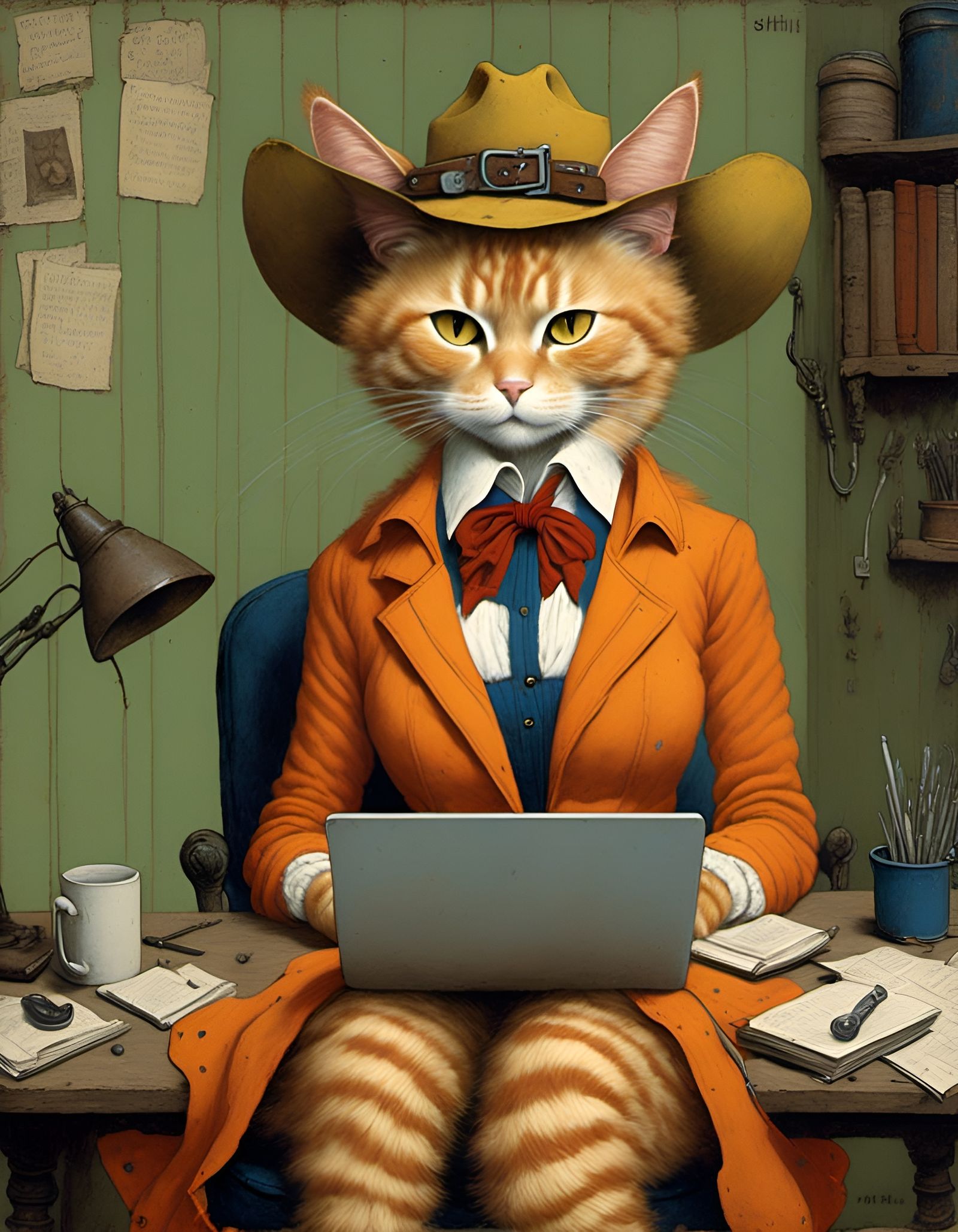 Serious Sheriff Katz.