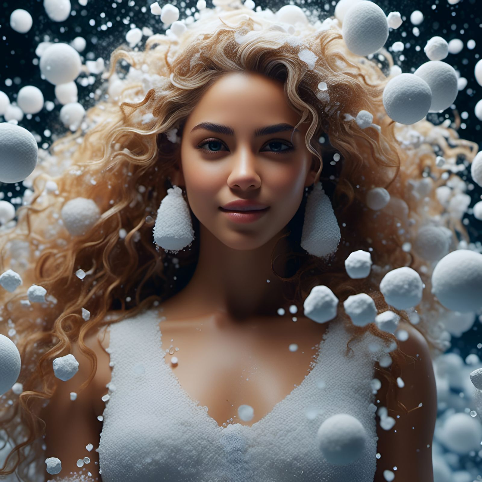 Salt Shaker Shakira: Hyperdetailed Portrait