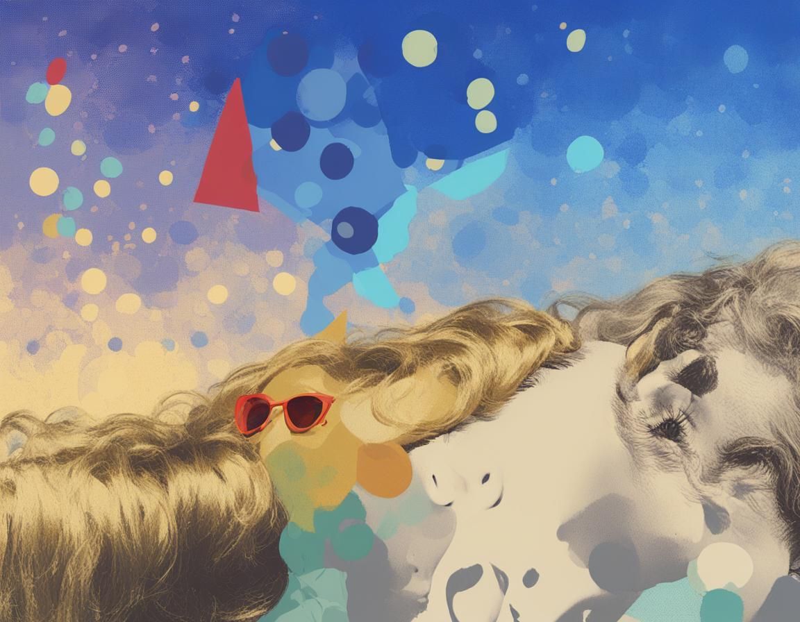 Pop Art Portrait in Andy Warhol Style