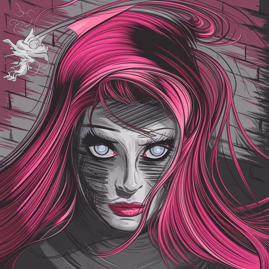 Eerie Red Sovereign Abstract Texture