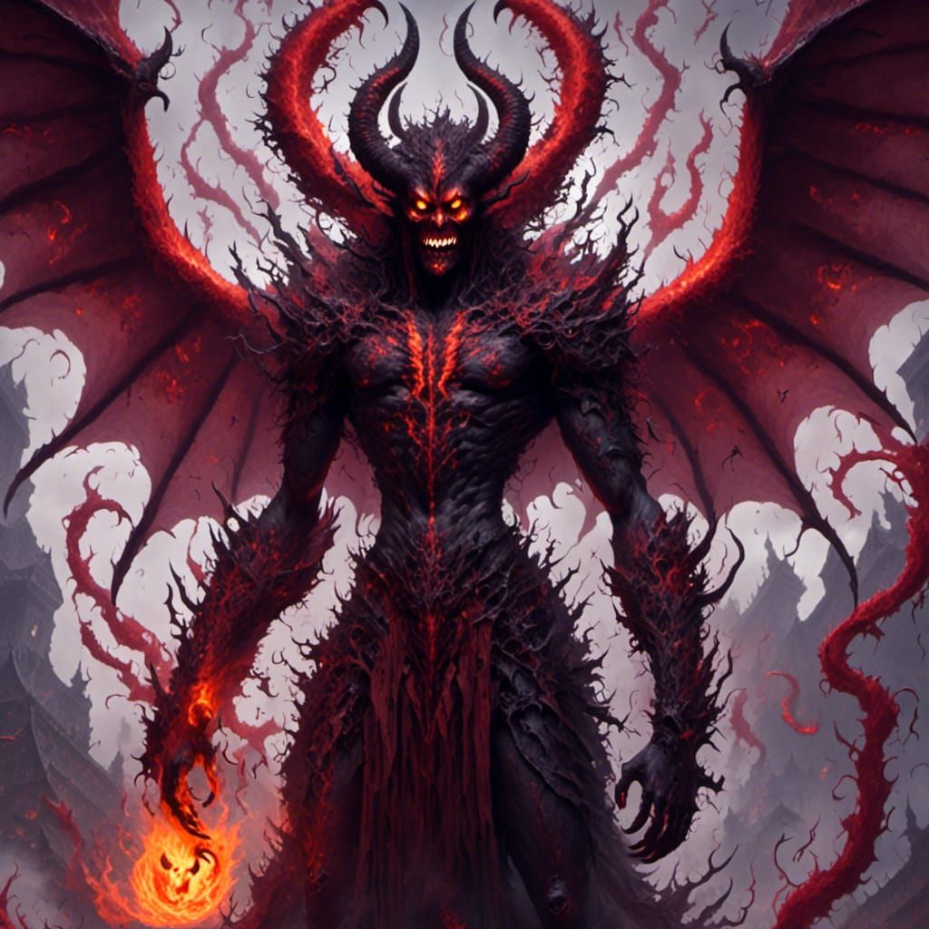 Demonic nightmarish terror