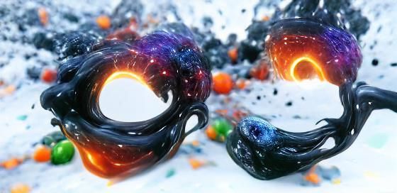 Blackhole vs Wormhole vs Whitehole: Galactic 8K Render