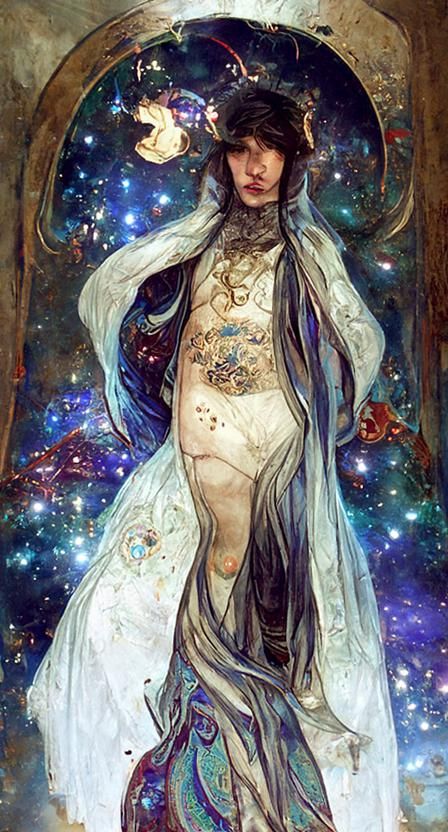 Celestial Goddess: The Star Tarot Portrait