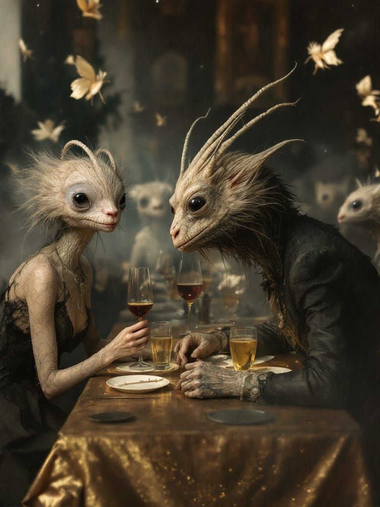 Opera House Dance in Hyperreal Magical Realism