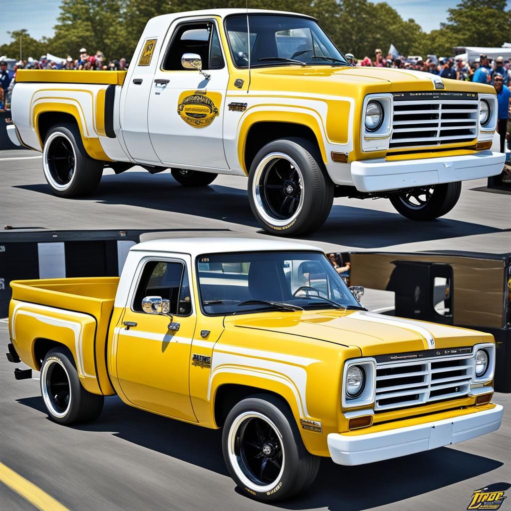 Modified 1989 Dodge D100 Racing Truck
