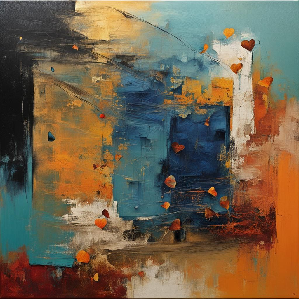 Abstract Art: Silently Invisible Love Unspoken